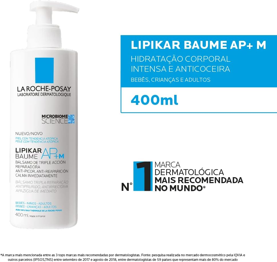 La Roche-Posay, Lipikar Baume AP+M, 400ml
